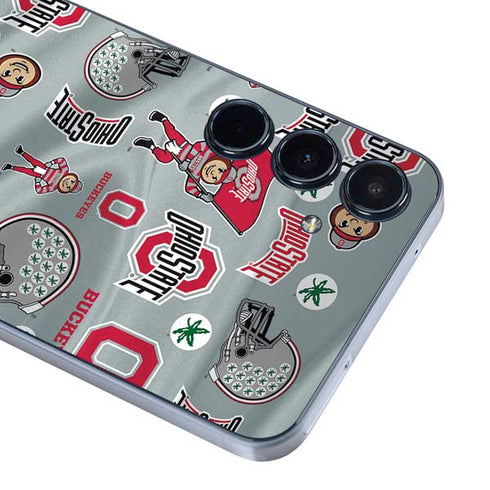 Ohio State University Pattern Galaxy A36 5G Skin